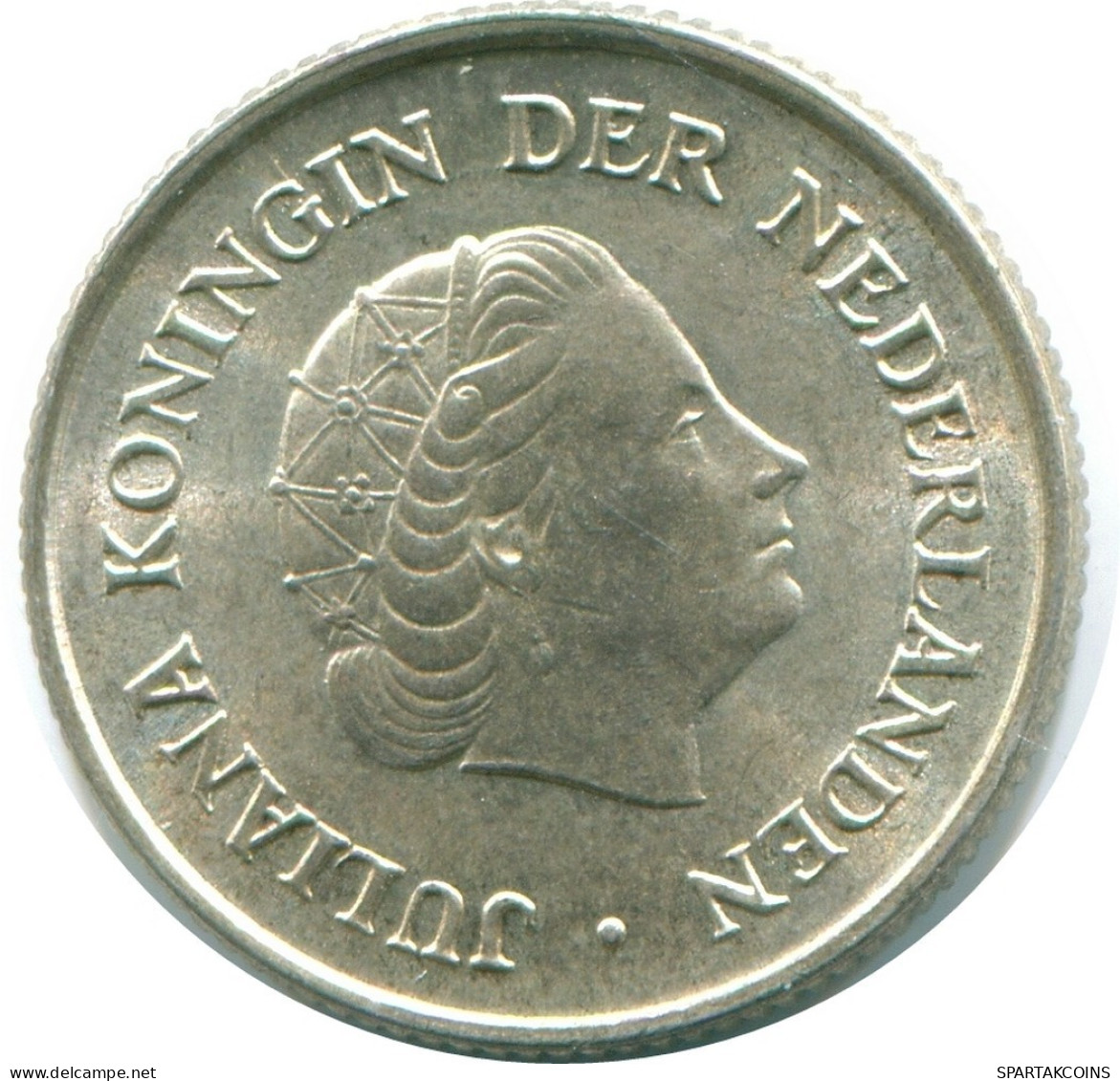 1/4 GULDEN 1970 NIEDERLÄNDISCHE ANTILLEN SILBER Koloniale Münze #NL11640.4.D.A - Antilles Néerlandaises