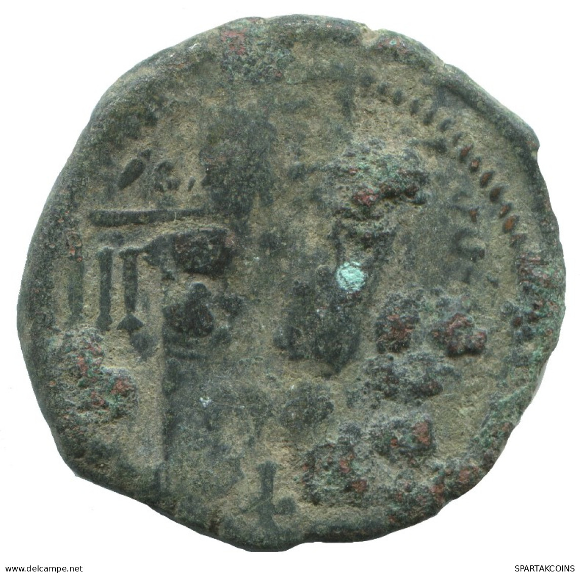 FLAVIUS JUSTINUS II FOLLIS Antiguo BYZANTINE Moneda 10.6g/30mm #AA502.19.E.A - Byzantines