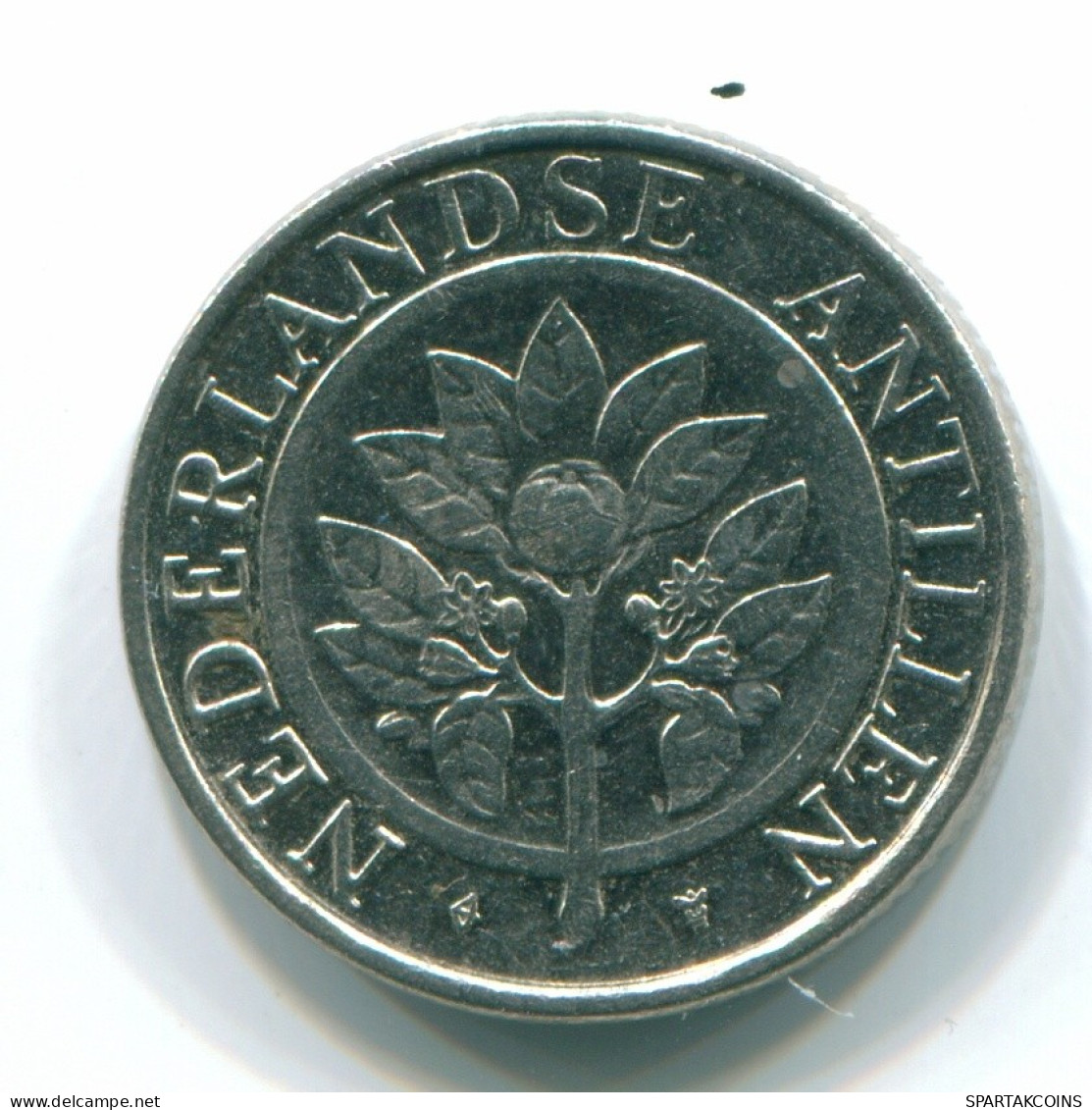 10 CENTS 1991 ANTILLAS NEERLANDESAS Nickel Colonial Moneda #S11334.E.A - Antilles Néerlandaises