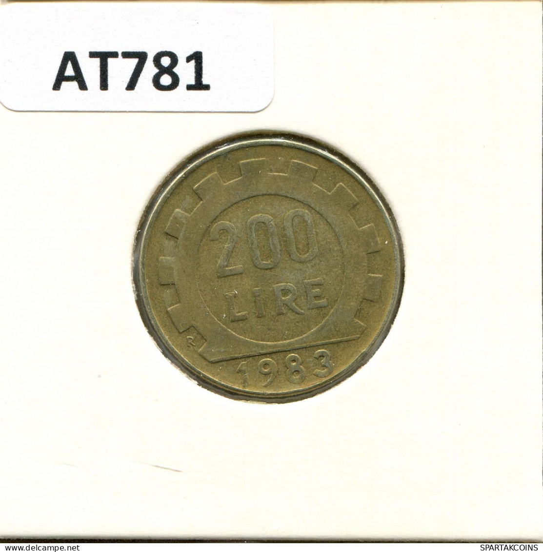 200 LIRE 1983 ITALIE ITALY Pièce #AT781.F.A - 200 Liras