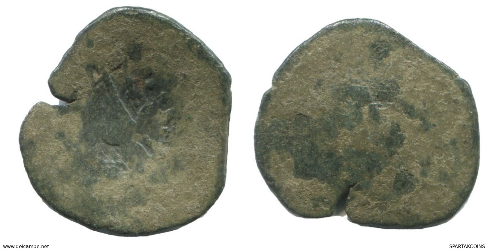 Authentic Original Ancient BYZANTINE EMPIRE Trachy Coin 1.3g/17mm #AG730.4.U.A - Bizantine