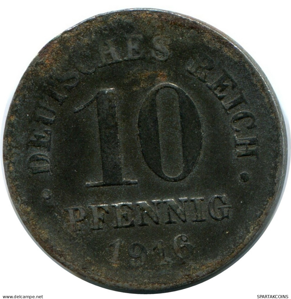 10 PFENNIG 1916 A GERMANY Coin #DA768.U.A - 10 Pfennig