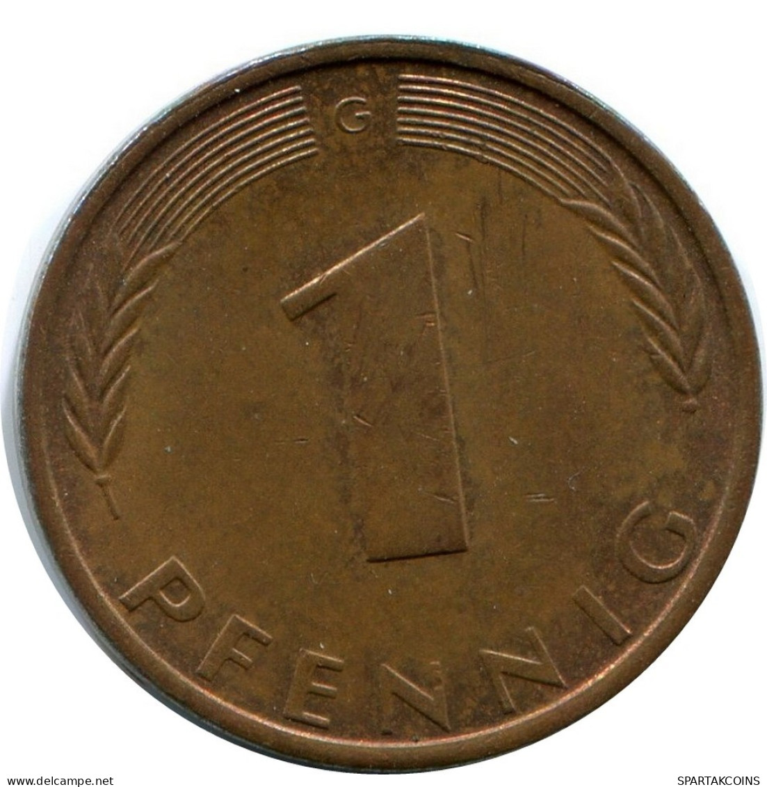 1 PFENNIG 1971 G WEST & UNIFIED GERMANY Coin #AW961.U.A - 1 Pfennig