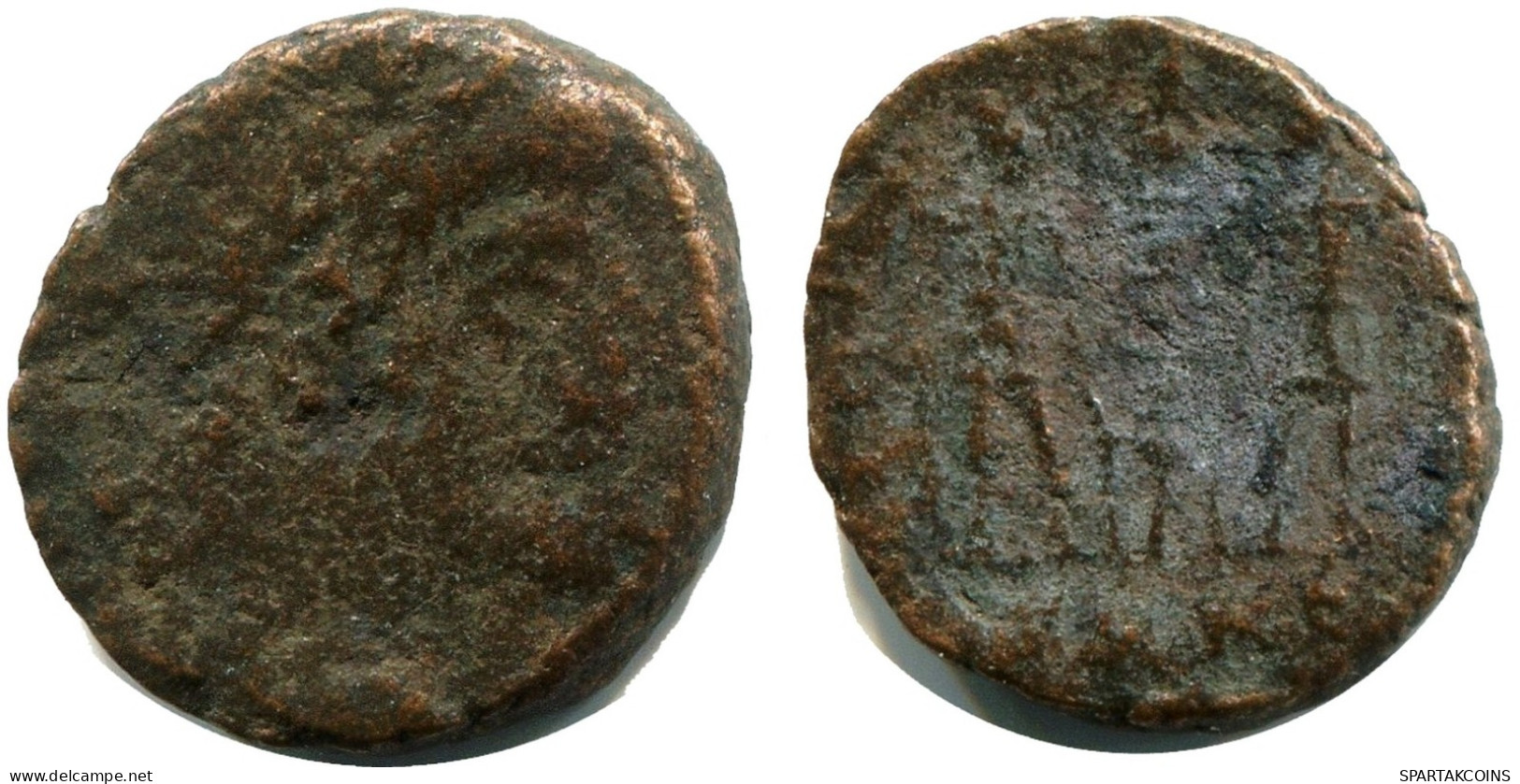 ROMAN Coin MINTED IN ANTIOCH FOUND IN IHNASYAH HOARD EGYPT #ANC11276.14.U.A - The Christian Empire (307 AD To 363 AD)