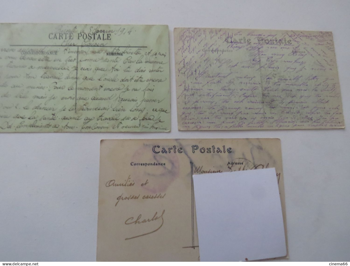 BIZERTE - Lot De 3 Cartes - Tunisia