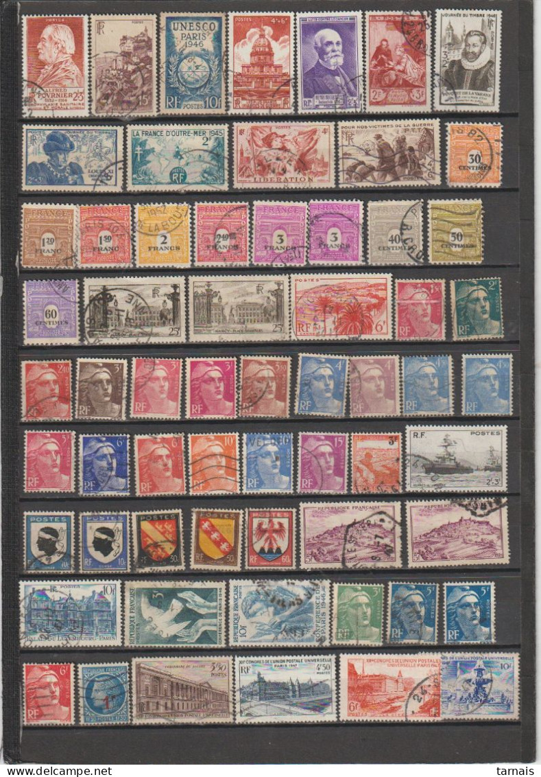 Lot De 68 Timbres Oblitérés (lot 488) - Sammlungen