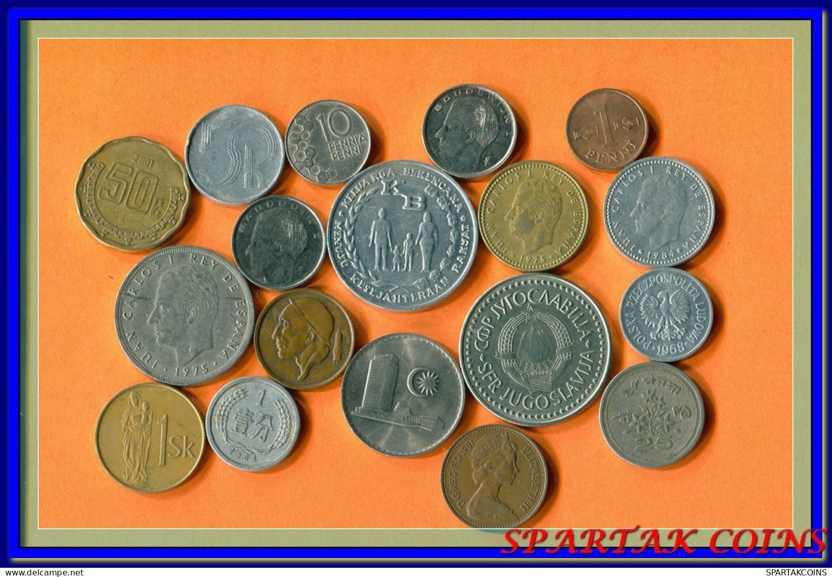 Collection MUNDO Moneda Lote Mixto Diferentes PAÍSES Y REGIONES #L10011.2.E.A - Other & Unclassified