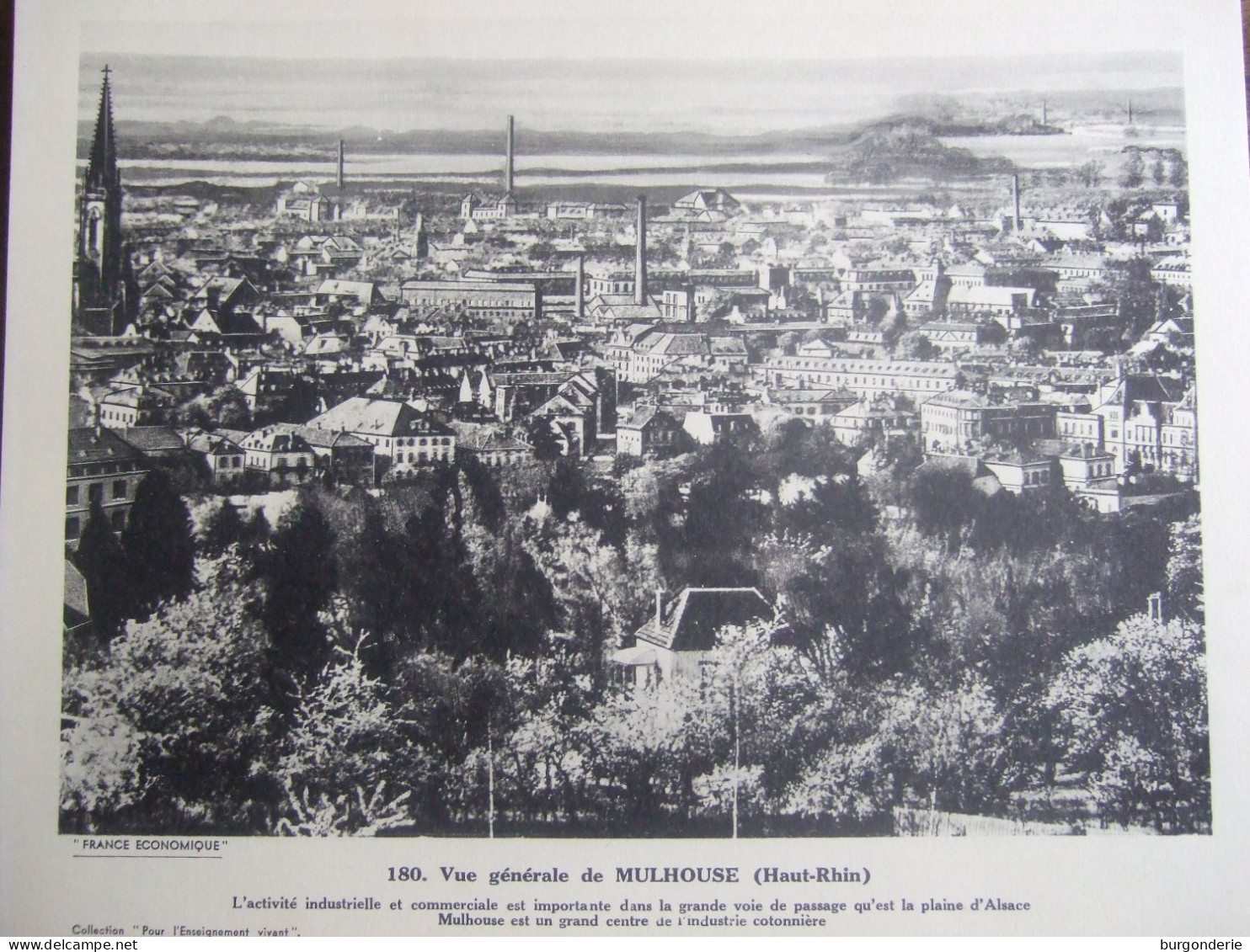 VUE GENERALE DE MULHOUSE (HAUT RHIN) - Géographie