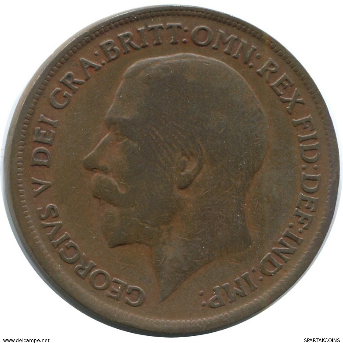 PENNY 1919 UK GBAN BRETAÑA GREAT BRITAIN Moneda #AG876.1.E.A - D. 1 Penny