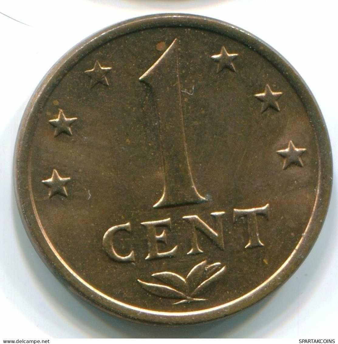 1 CENT 1977 NETHERLANDS ANTILLES Bronze Colonial Coin #S10707.U.A - Antilles Néerlandaises