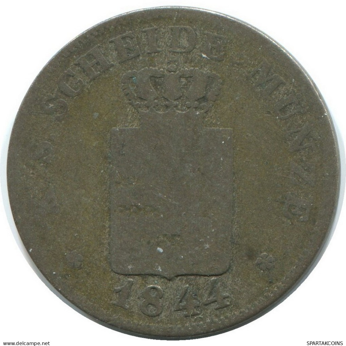 SAXONY 20 PFENNIG 1844 S Dresden Mint German States #DE10664.16.F.A - Andere & Zonder Classificatie