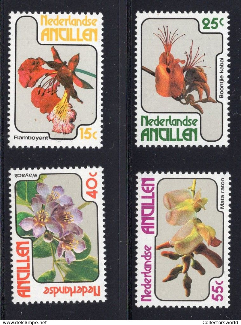 Netherlands Antilles 1978 Serie 4v Flowers Flora MNH - Antilles