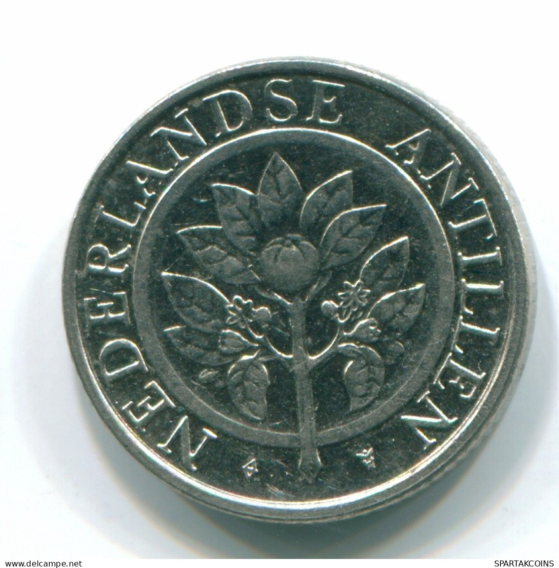10 CENTS 1991 NETHERLANDS ANTILLES Nickel Colonial Coin #S11332.U.A - Antilles Néerlandaises