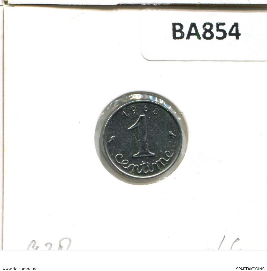 1 CENTIME 1968 FRANCE Pièce Française #BA854.F.A - 1 Centime