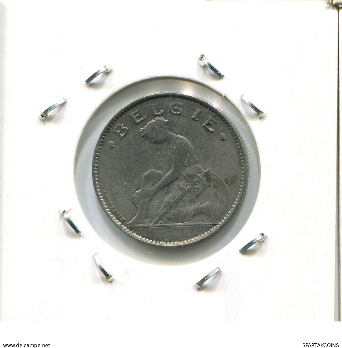 1 FRANC 1922 DUTCH Text BELGIEN BELGIUM Münze #AU612.D.A - 1 Franc