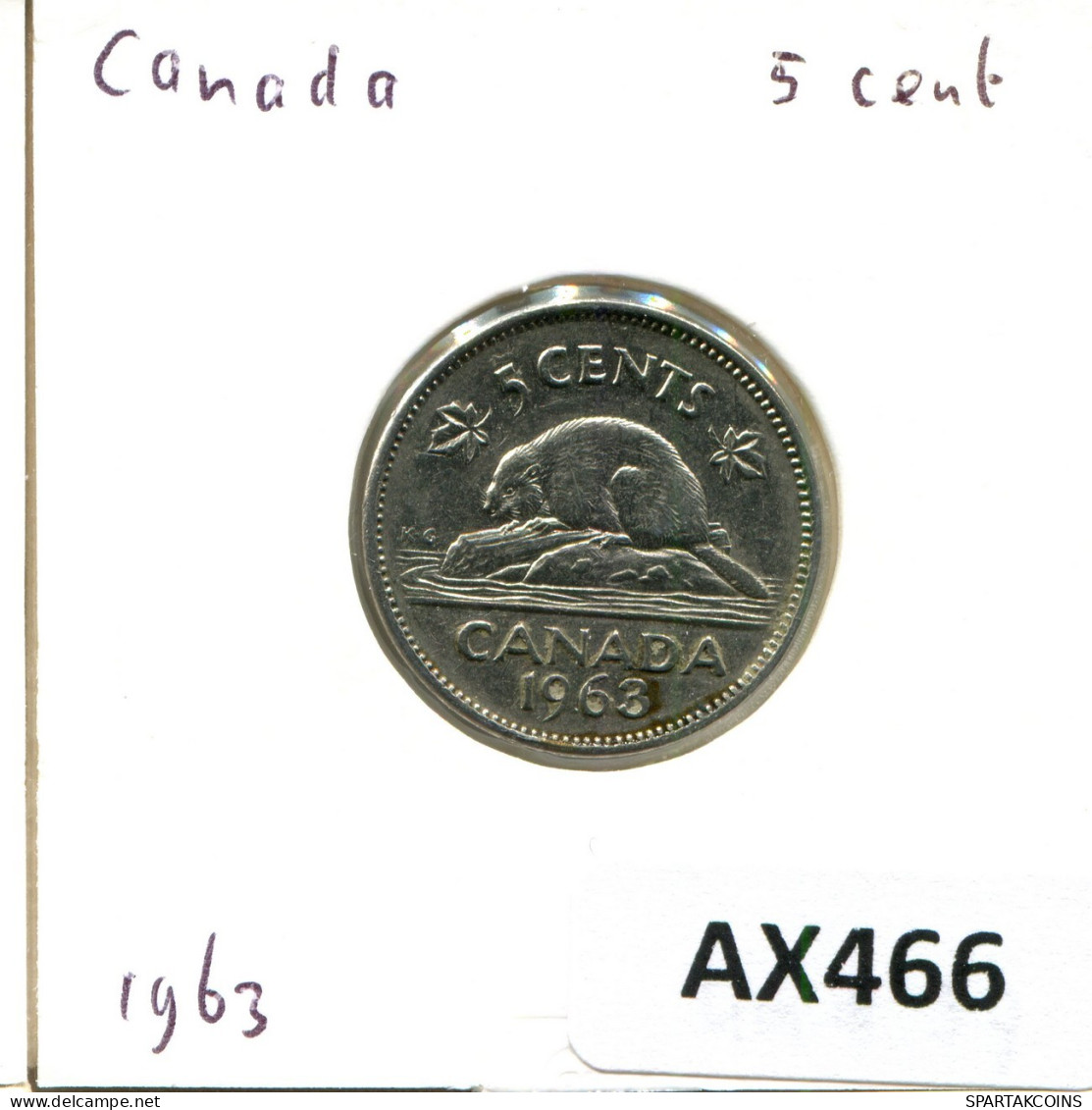 10 CENTS 1963 CANADA Coin #AX466.U.A - Canada