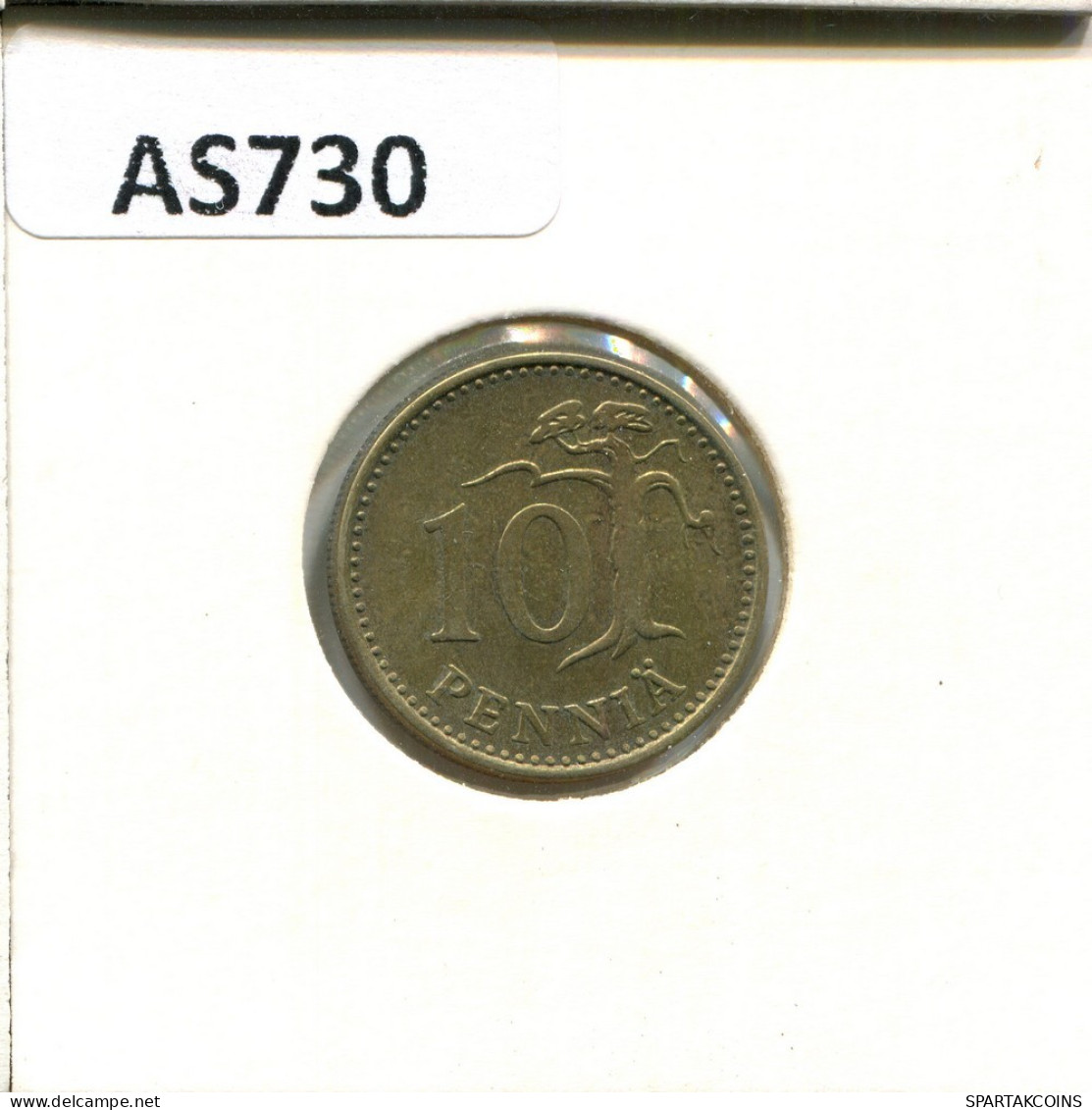 10 PENNYA 1980 FINLANDIA FINLAND Moneda #AS730.E.A - Finland