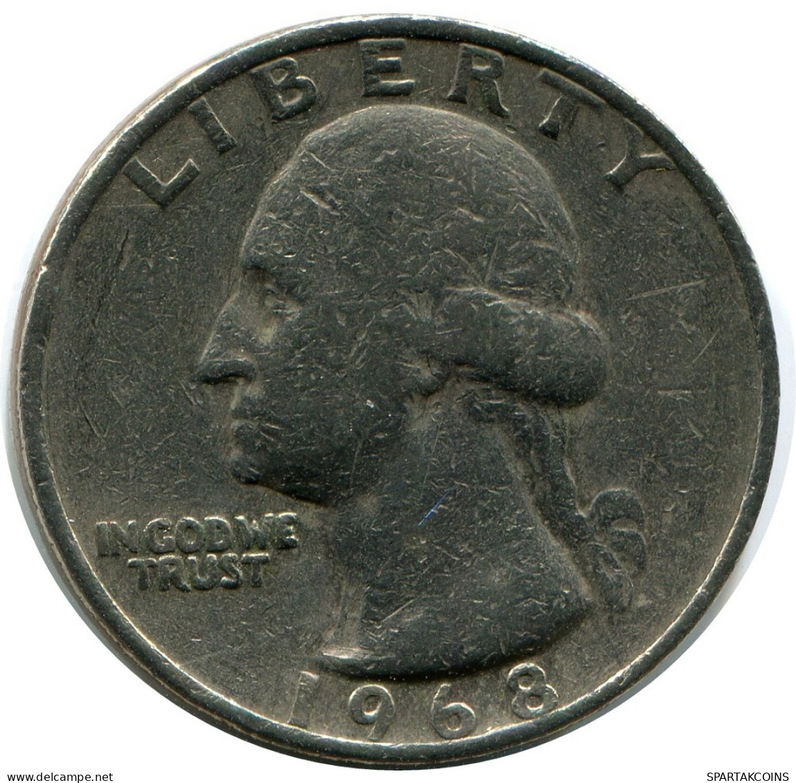 1/4 DOLLAR 1968 USA Coin #AZ269.U.A - 1932-1998: Washington