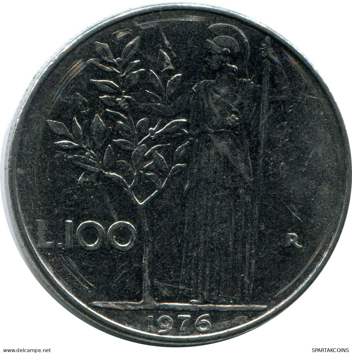 100 LIRE 1976 ITALY Coin #AZ403.U.A - 100 Liras