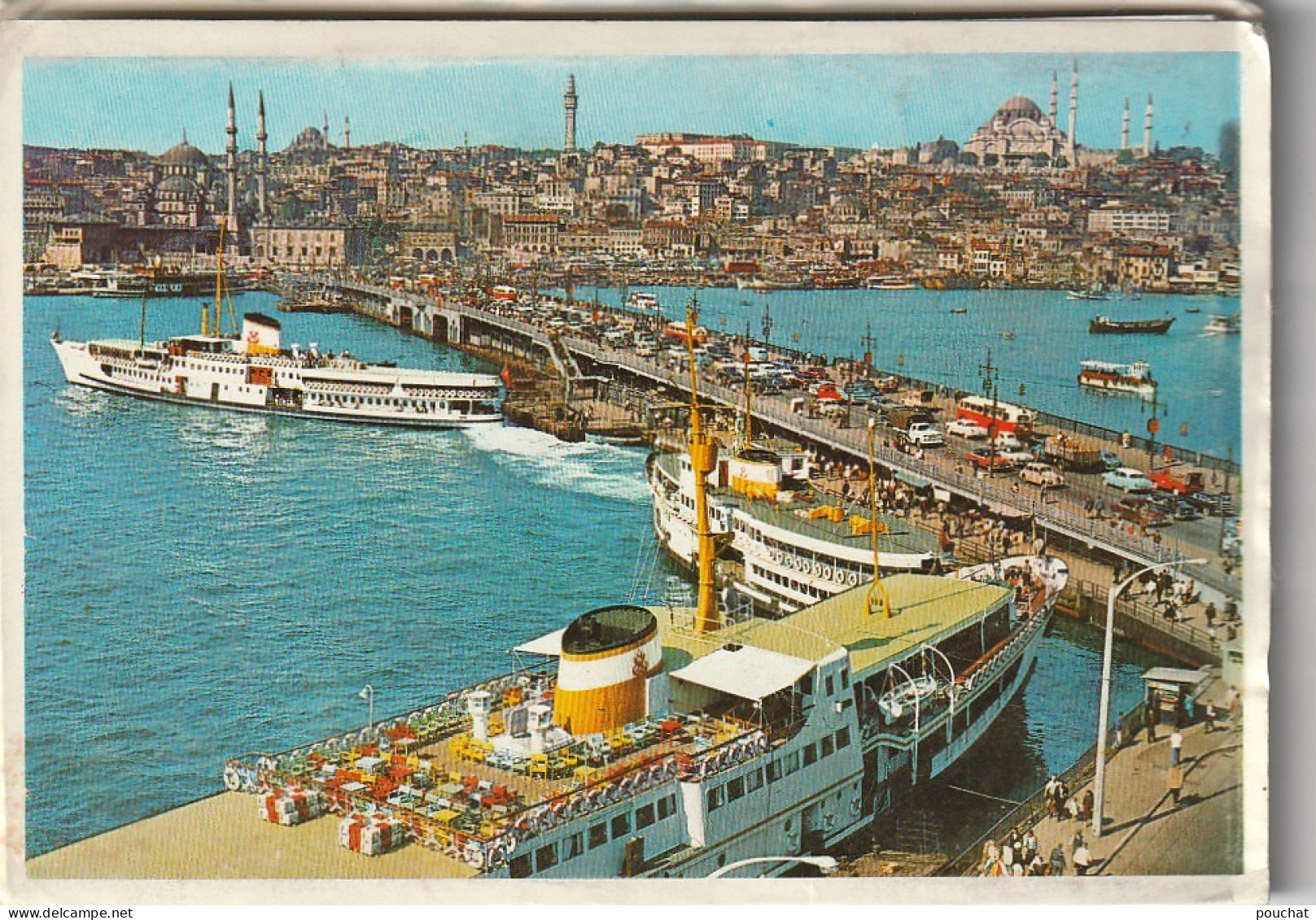 NE 11- TURQUIE - DEPLIANT DE 12 VUES COULEURS D' ISTANBUL - 8 SCANS