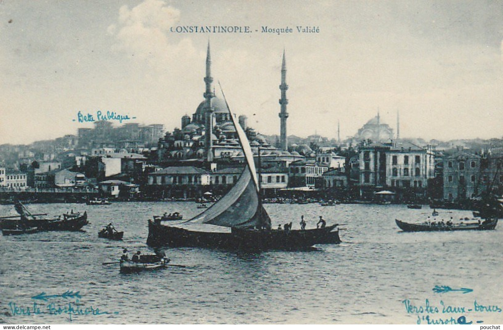 NE 11- TURQUIE - CONSTANTINOPLE - MOSQUEE VALIDE - 2 SCANS - Turquie