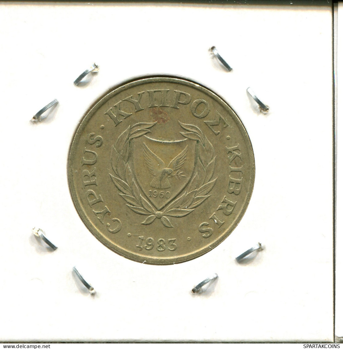 20 CENTS 1983 CHYPRE CYPRUS Pièce #AW315.F.A - Cyprus