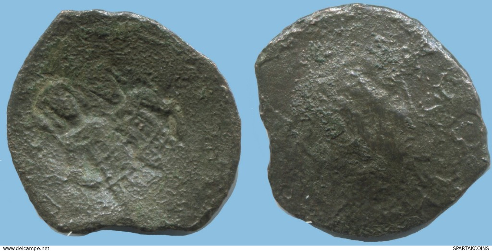 TRACHY BYZANTINISCHE Münze  EMPIRE Antike Authentisch Münze 2.8g/24mm #AG585.4.D.A - Byzantine
