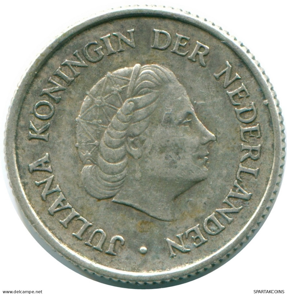 1/4 GULDEN 1967 ANTILLAS NEERLANDESAS PLATA Colonial Moneda #NL11591.4.E.A - Niederländische Antillen