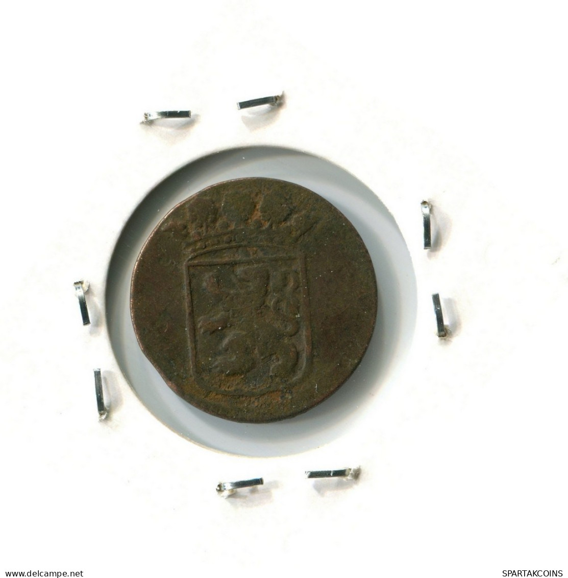 1735 HOLLAND VOC DUIT NETHERLANDS INDIES NEW YORK COLONIAL PENNY #VOC2341.7.U.A - Indes Neerlandesas