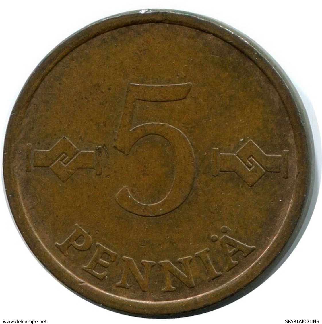 5 PENNIA 1970 FINNLAND FINLAND Münze #BA144.D.A - Finlande