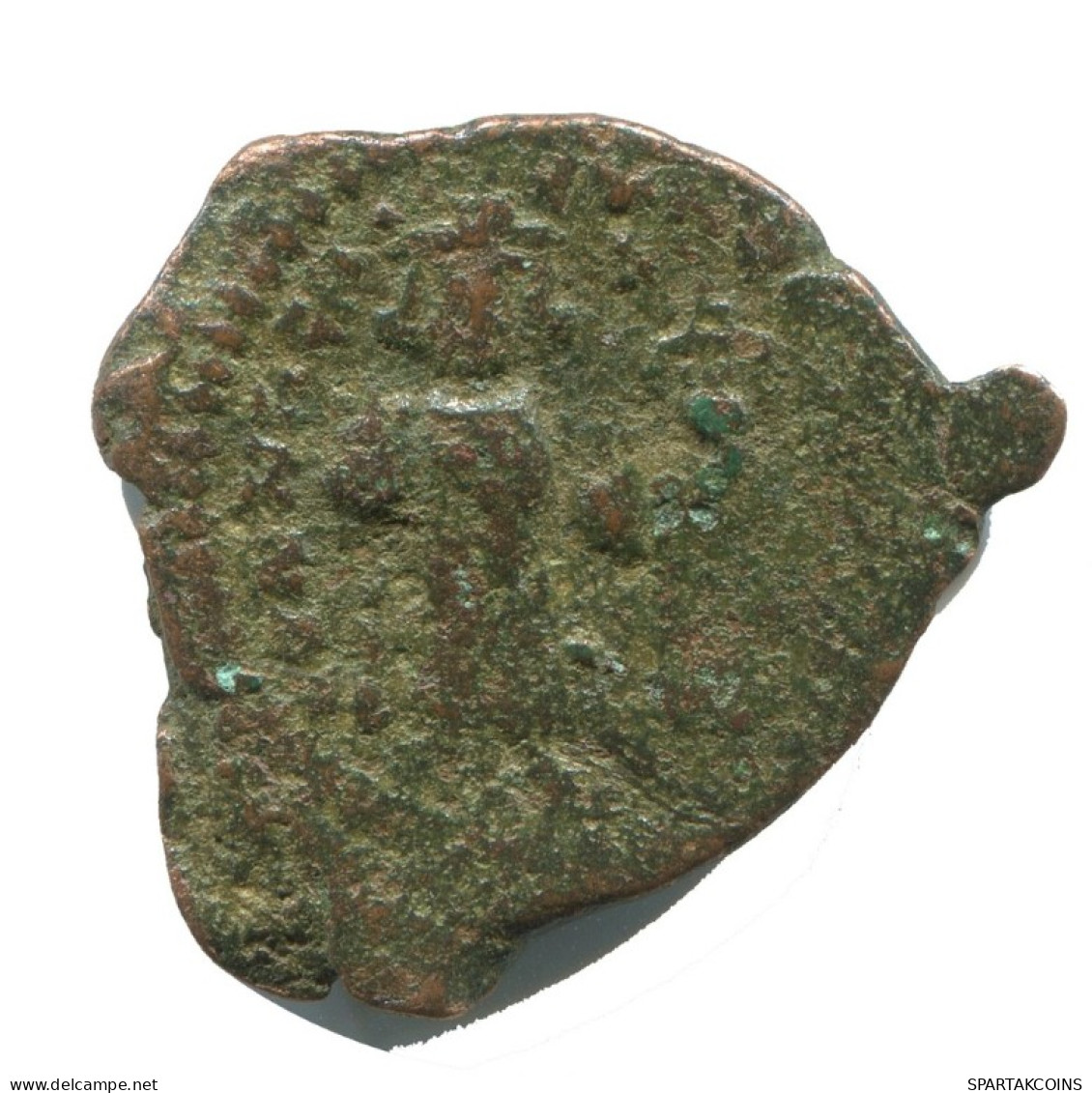 FLAVIUS JUSTINUS II 1/2 FOLLIS Antique BYZANTIN Pièce 4.3g/25mm #AB387.9.F.A - Bizantine