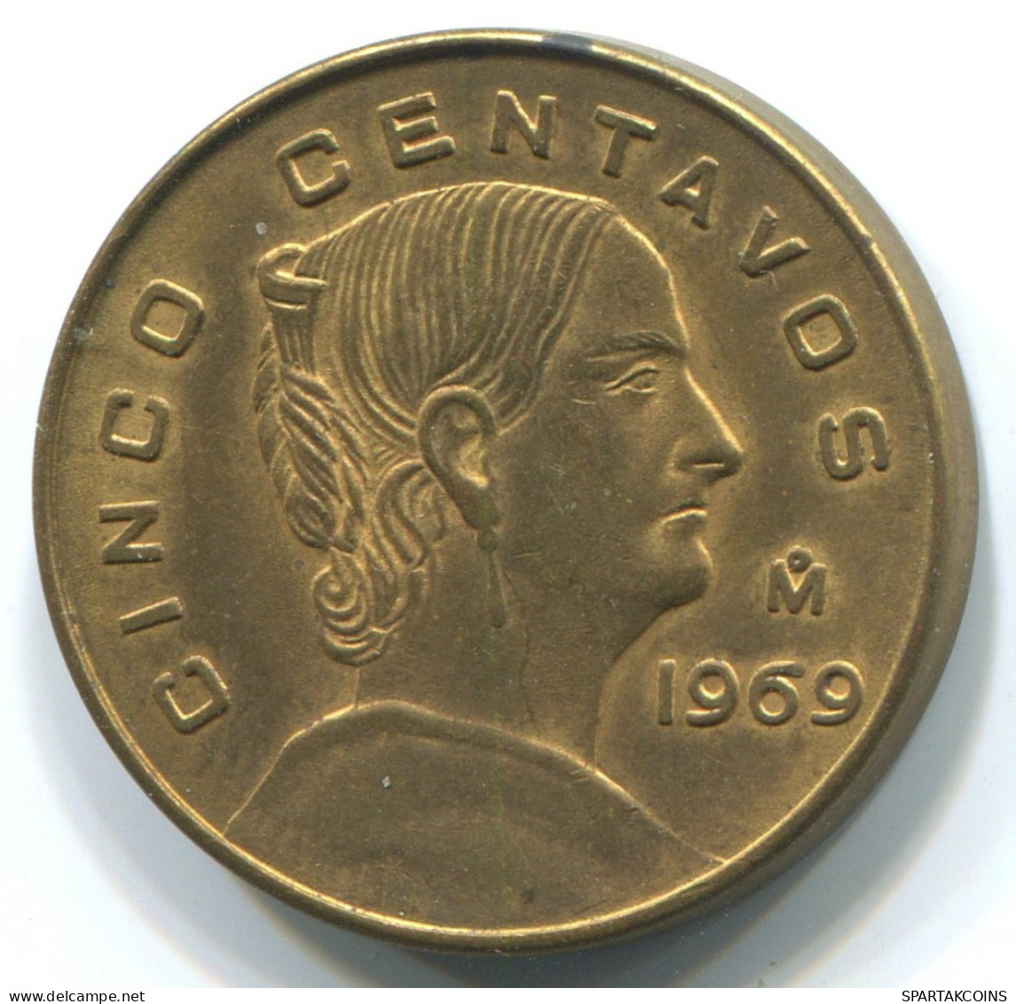 5 CENTAVOS 1969 MEXICO Moneda #WW1137.E.A - Mexiko