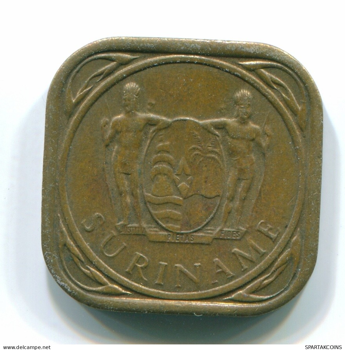 5 CENTS 1972 SURINAM NIEDERLANDE Nickel-Brass Koloniale Münze #S12964.D.A - Surinam 1975 - ...