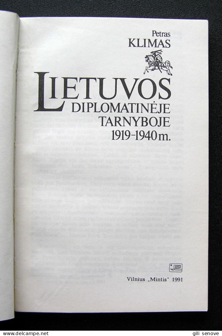 Lithuanian Book / Lietuvos Diplomatinėje Tarnyboje 1991 - Cultural