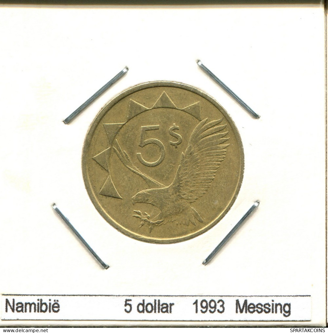 5 DOLLARS 1993 NAMIBIA Moneda #AS394.E.A - Namibie