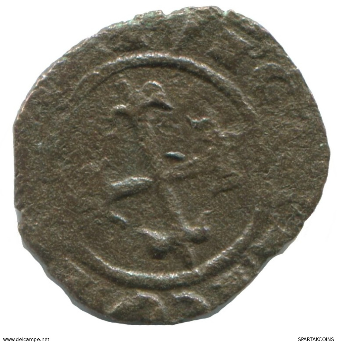 CRUSADER CROSS Authentic Original MEDIEVAL EUROPEAN Coin 0.6g/15mm #AC332.8.E.A - Sonstige – Europa