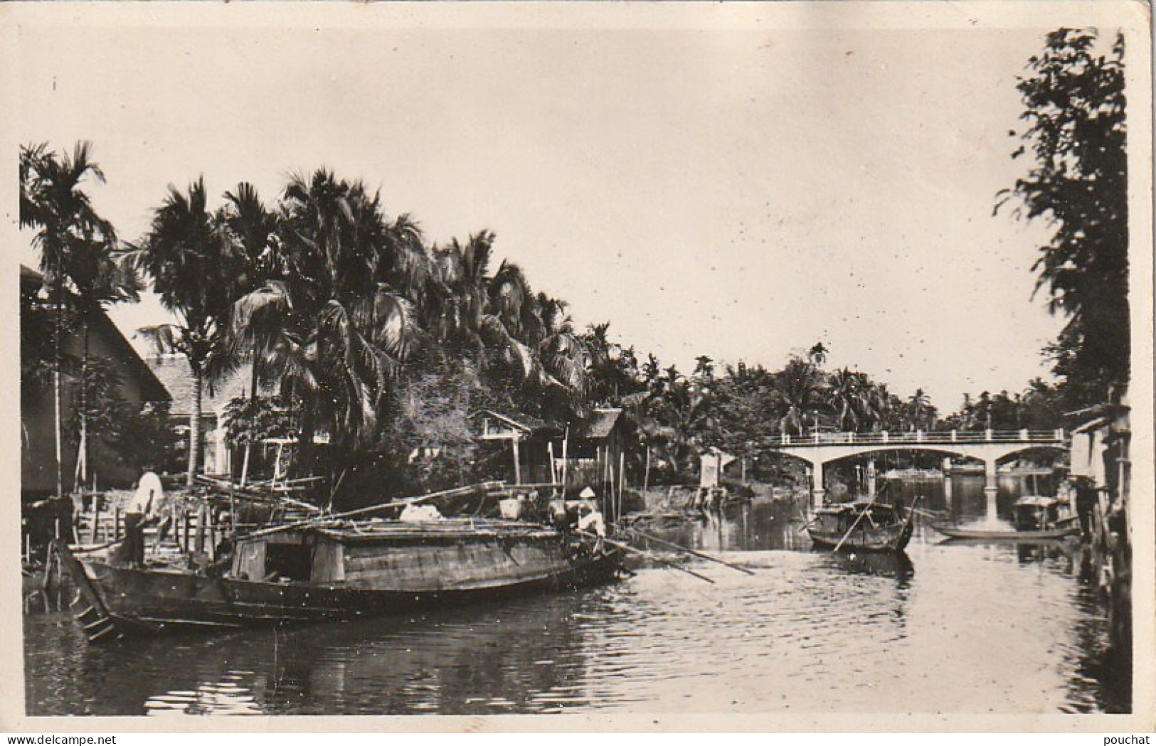 NE 13 - FEDERATION INDOCHINOISE - COCHINCHINE - ENVIRONS DE SAIGON , ARROYO  - 2 SCANS - Viêt-Nam