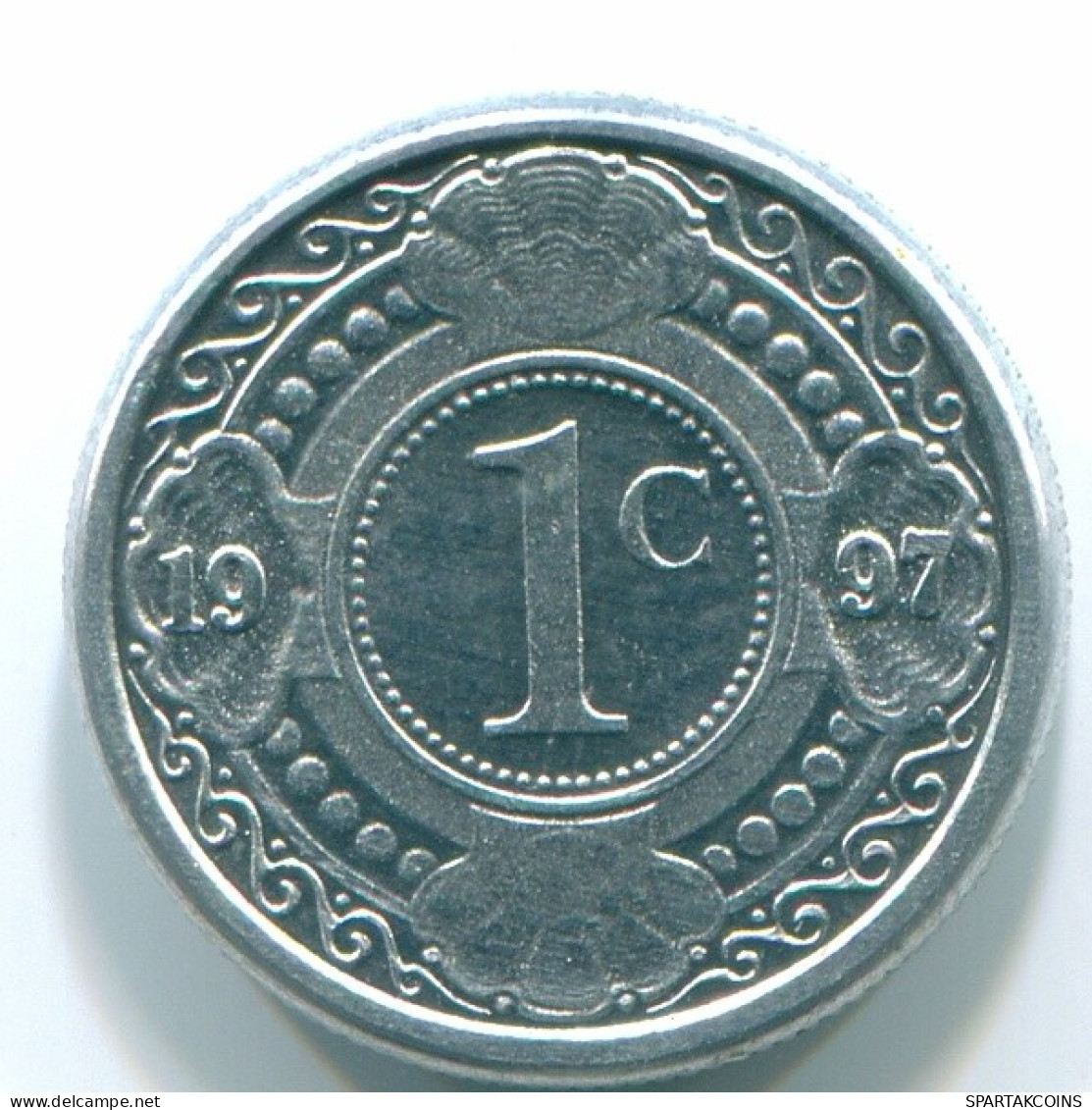 1 CENT 1996 NIEDERLÄNDISCHE ANTILLEN Aluminium Koloniale Münze #S13148.D.A - Netherlands Antilles