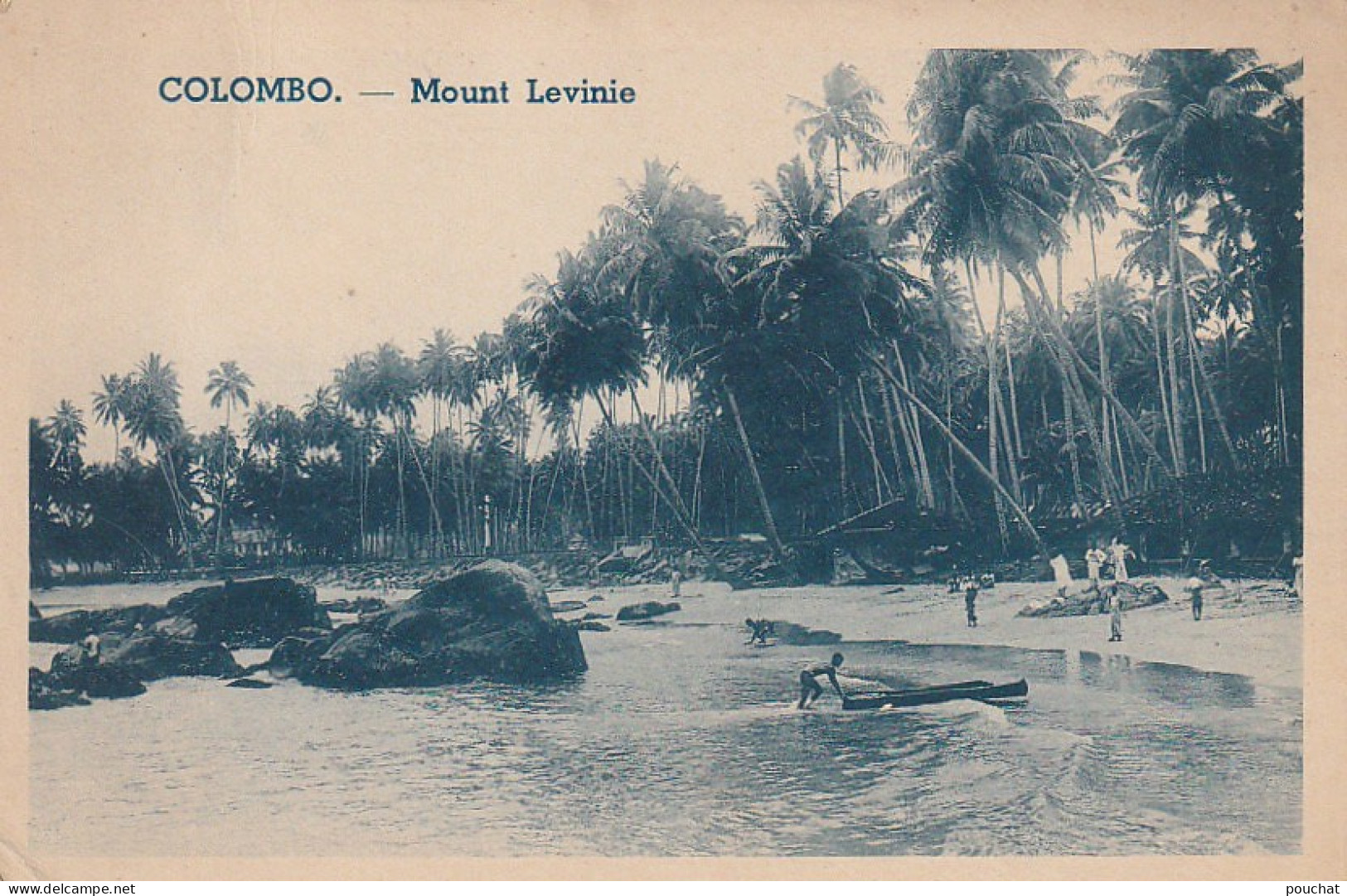 NE 13 - CEYLON - COLOMBO - MOUNT LEVINIE - 2 SCANS - Sri Lanka (Ceylon)