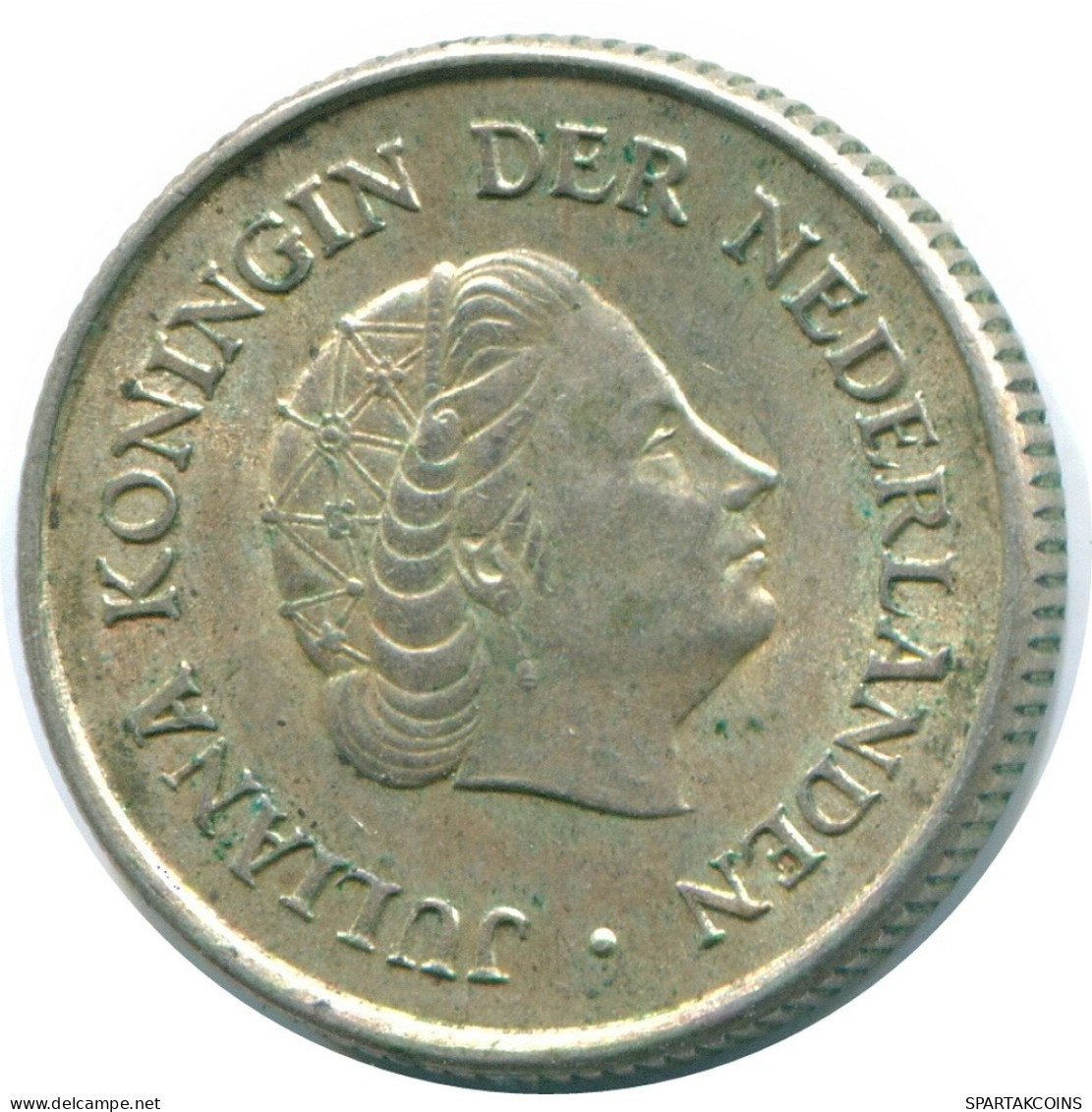 1/4 GULDEN 1963 NETHERLANDS ANTILLES SILVER Colonial Coin #NL11204.4.U.A - Netherlands Antilles