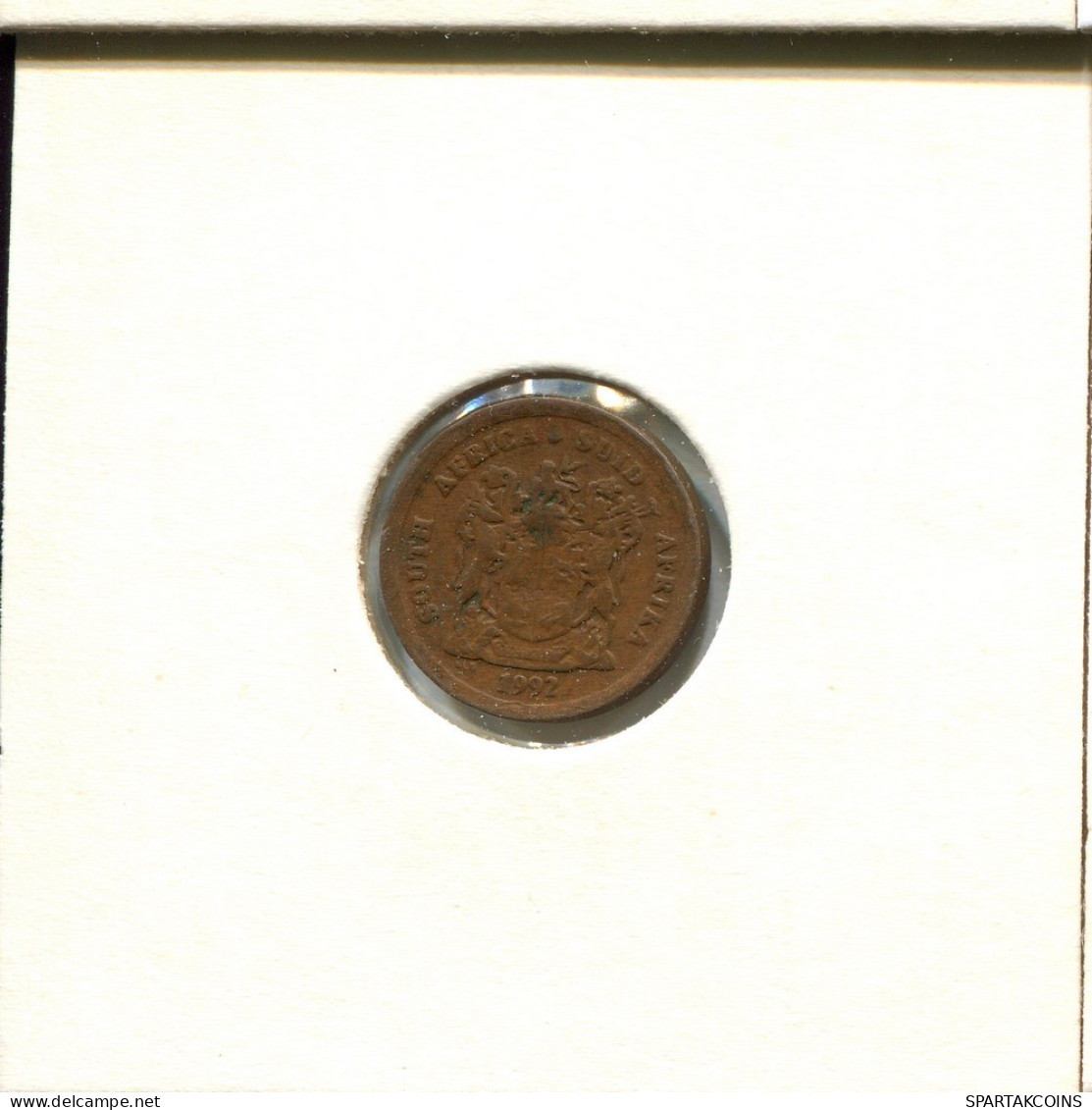 1 CENT 1992 SUDAFRICA SOUTH AFRICA Moneda #AT117.E.A - Sudáfrica