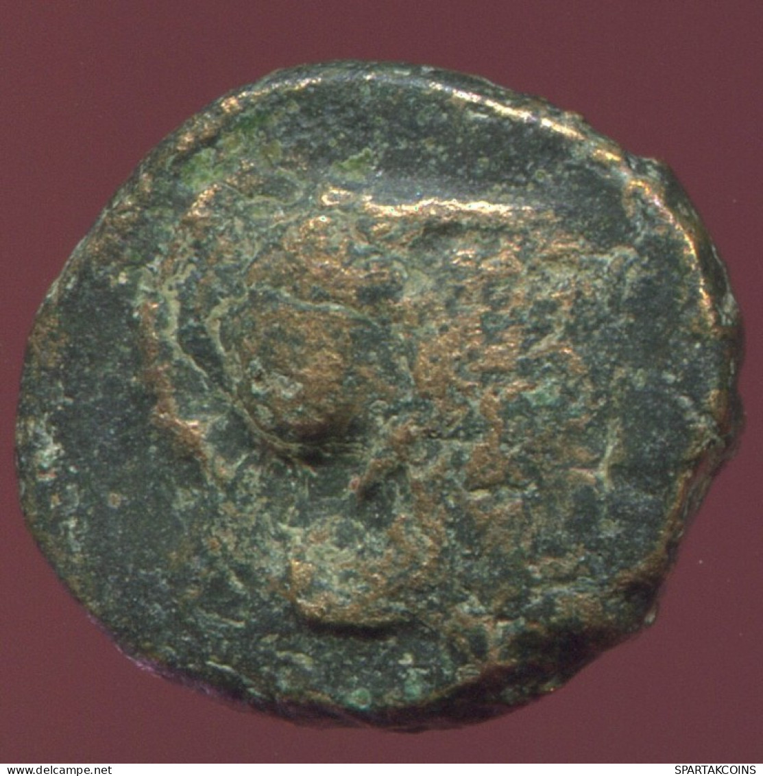 HELMET Antike Authentische Original GRIECHISCHE Münze 2.1g/12.32mm #ANT1180.12.D.A - Griechische Münzen