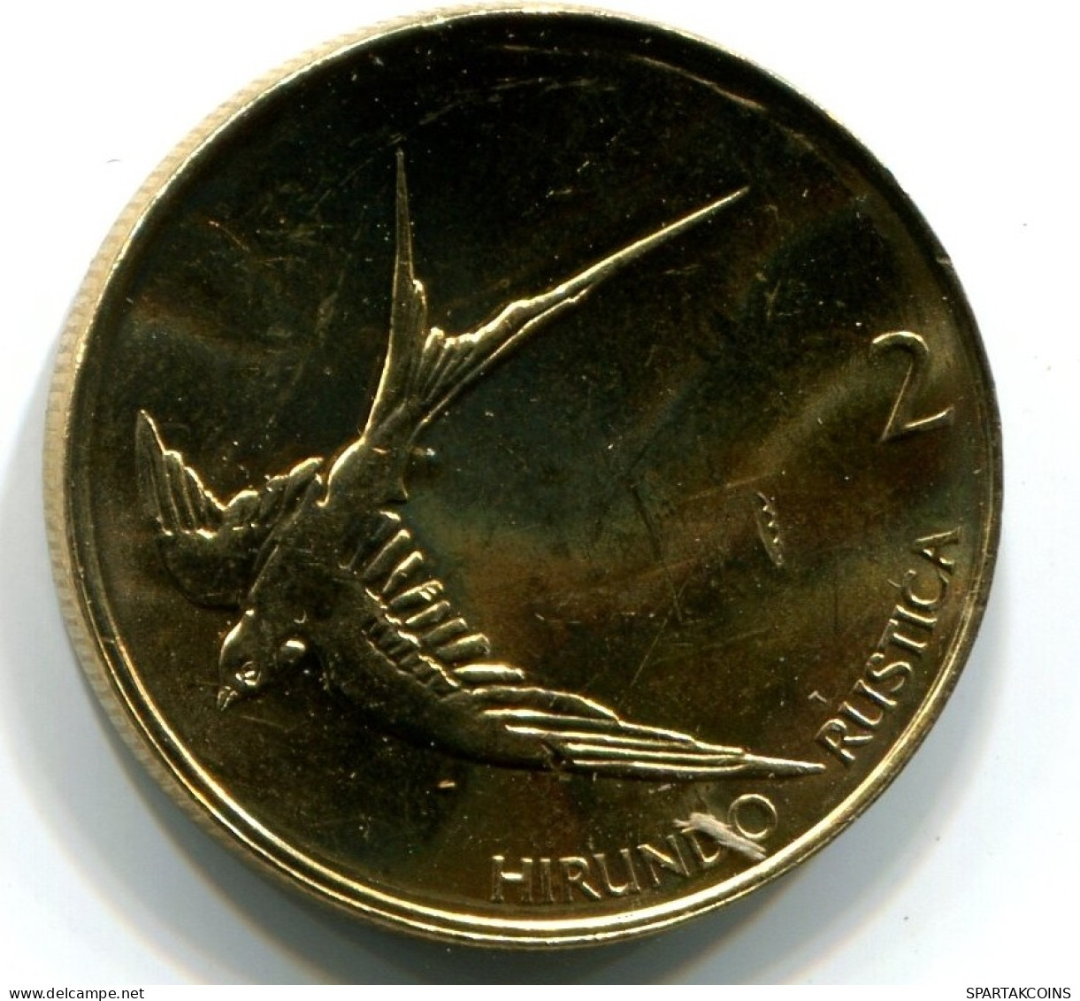 2 TOLAR 1998 SLOVENIA UNC Coin #W11153.U.A - Slowenien