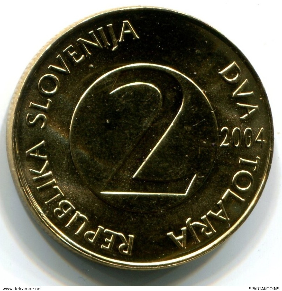 2 TOLAR 1998 SLOVENIA UNC Coin #W11153.U.A - Slovenië