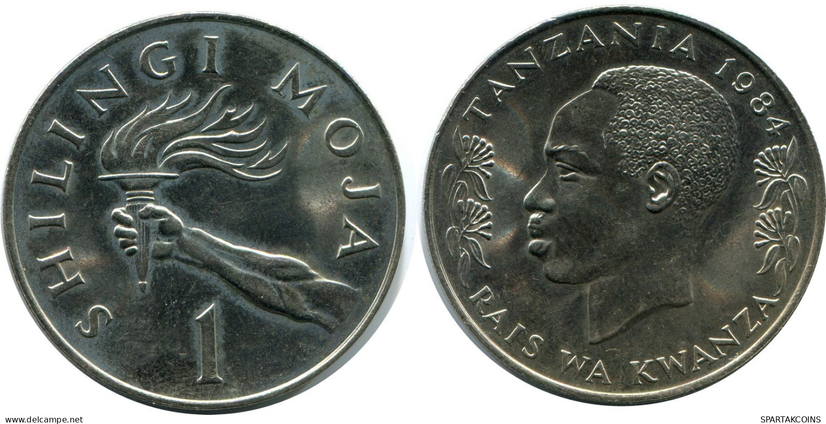 1 SHILINGI 1984 TANZANIA Coin #AZ088.U.A - Tanzanie