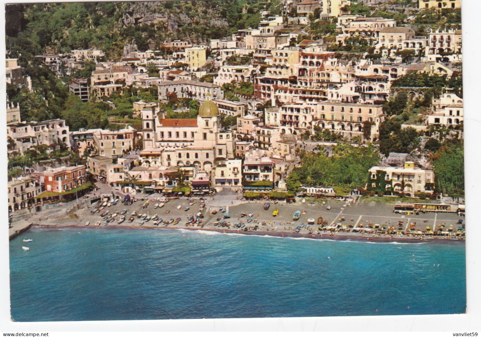 POSITANO-SALERNO-3 CARTOLINE VERA FOTOGRAFIA-VIAGGIATE--1968--1970--1980 - Salerno