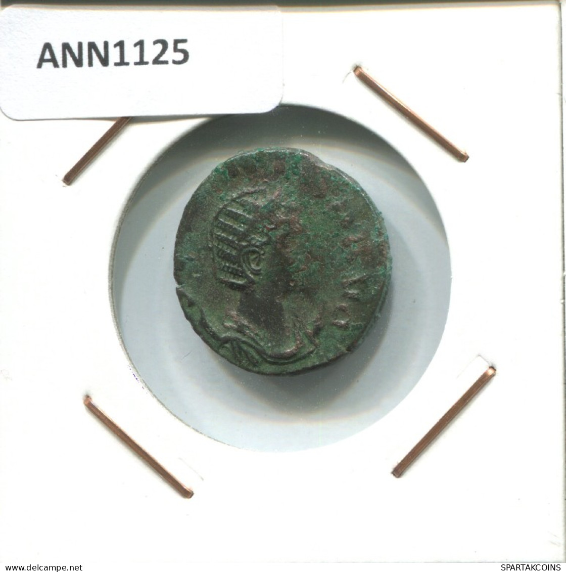 GALLIENUS 260-268AD SALONINA ON AVERAGE PIETA ON AVERAGE 3g/20mm #ANN1125.15.E.A - The Military Crisis (235 AD To 284 AD)