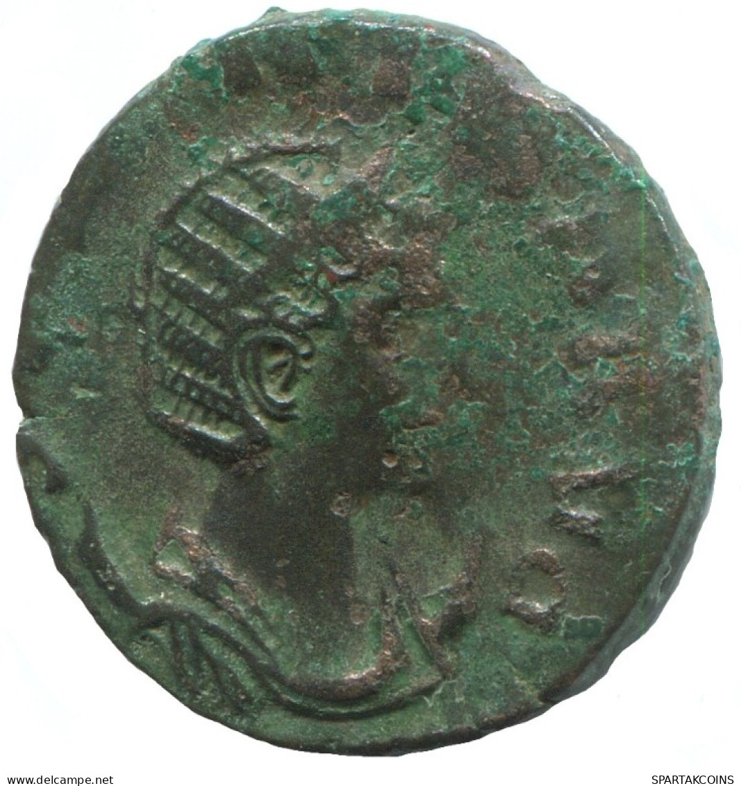 GALLIENUS 260-268AD SALONINA ON AVERAGE PIETA ON AVERAGE 3g/20mm #ANN1125.15.E.A - The Military Crisis (235 AD Tot 284 AD)