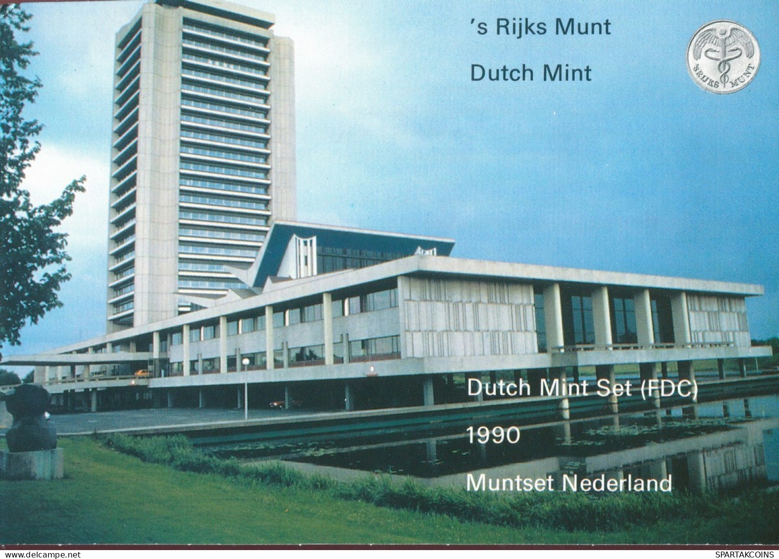 NEERLANDÉS NETHERLANDS 1990 MINT SET 6 Moneda + MEDAL #SET1109.7.E.A - Nieuwe Sets & Testkits