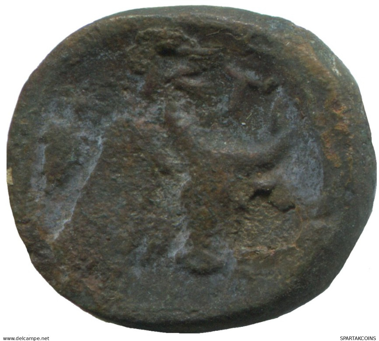 Authentique ORIGINAL GREC ANCIEN Pièce 3g/16mm #ANN1040.24.F.A - Griechische Münzen